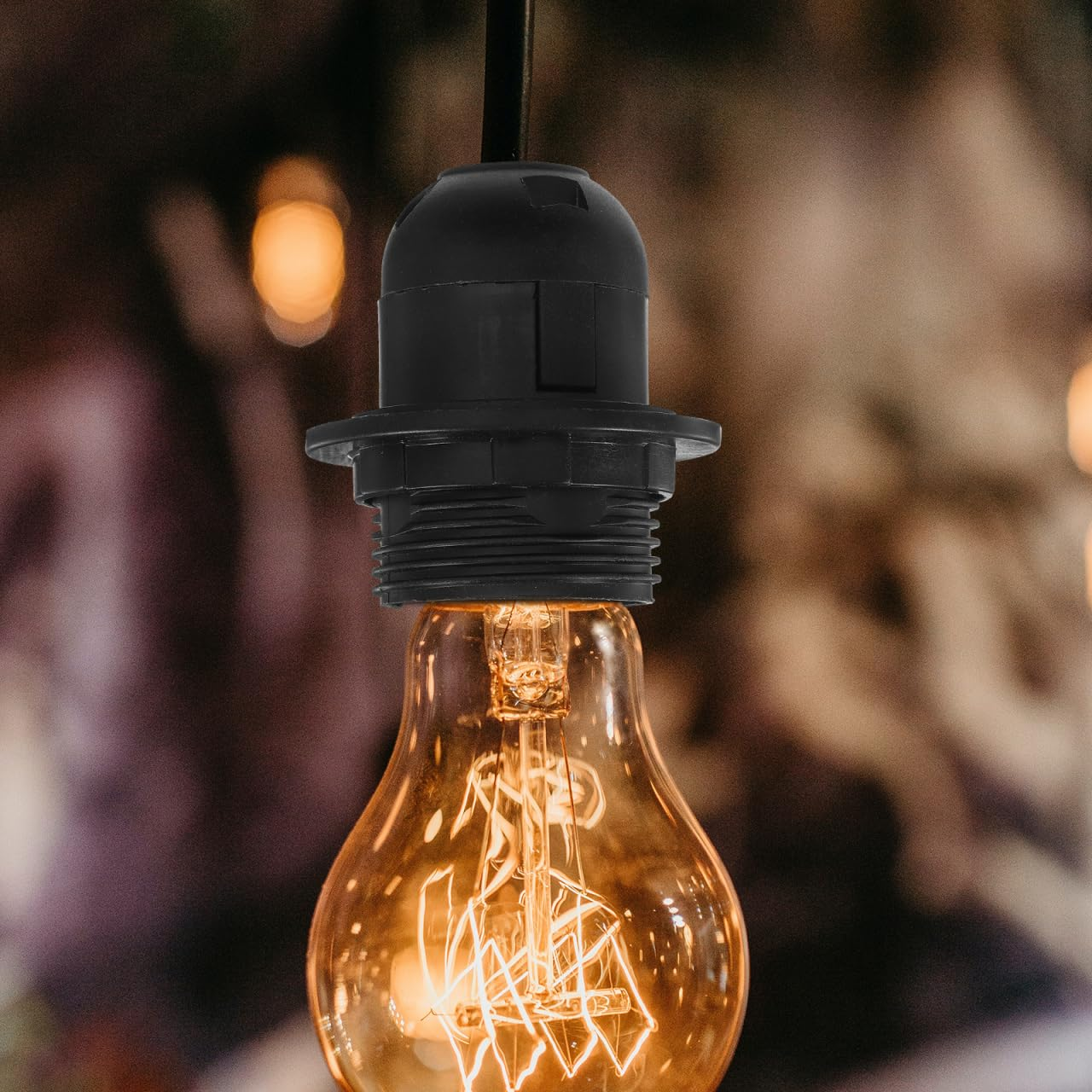 4Pcs Desk Lamp Holder Bulb Socket Light Fixture Parts Light Repair Bulb Holder E 27 Making Base Parts for Home DIY Kit image number 2