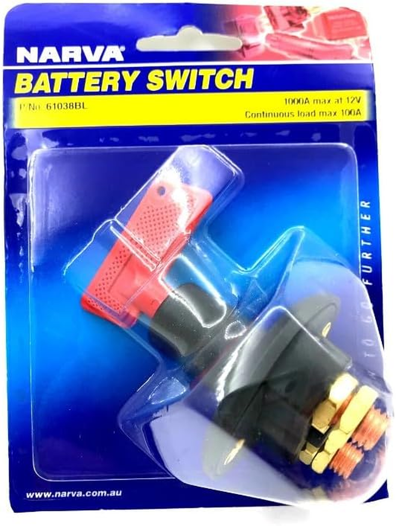 Narva Plastic Battery Master Switch with Removable Key Blister Pack image number 1