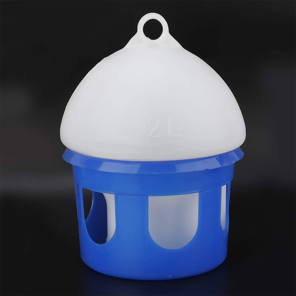 Automatic Pigeon Feeder, Water Dispenser, Birds, ABS Material Water Drinker, 360&deg; Rotating Circular Tube, Control Water Level, Non-Toxic, Durable, (2L) image number 2