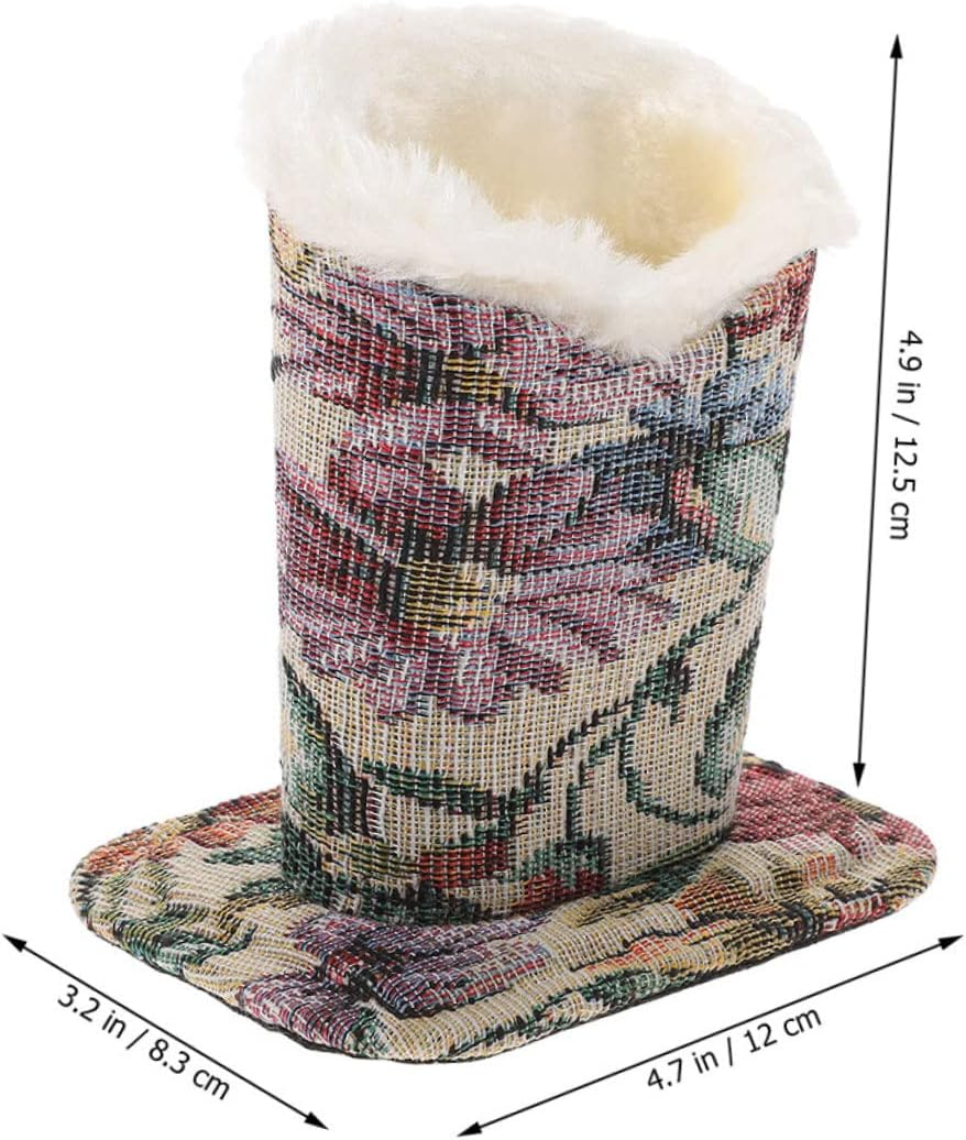 LABRIMP 2Pcs Plush Lined Eyeglasses Stand Compact Design for Desk Nightstand Car Protective Holder with Soft Interior for Safe Eyewear Storage Stylish Glasses Display Holder image number 4