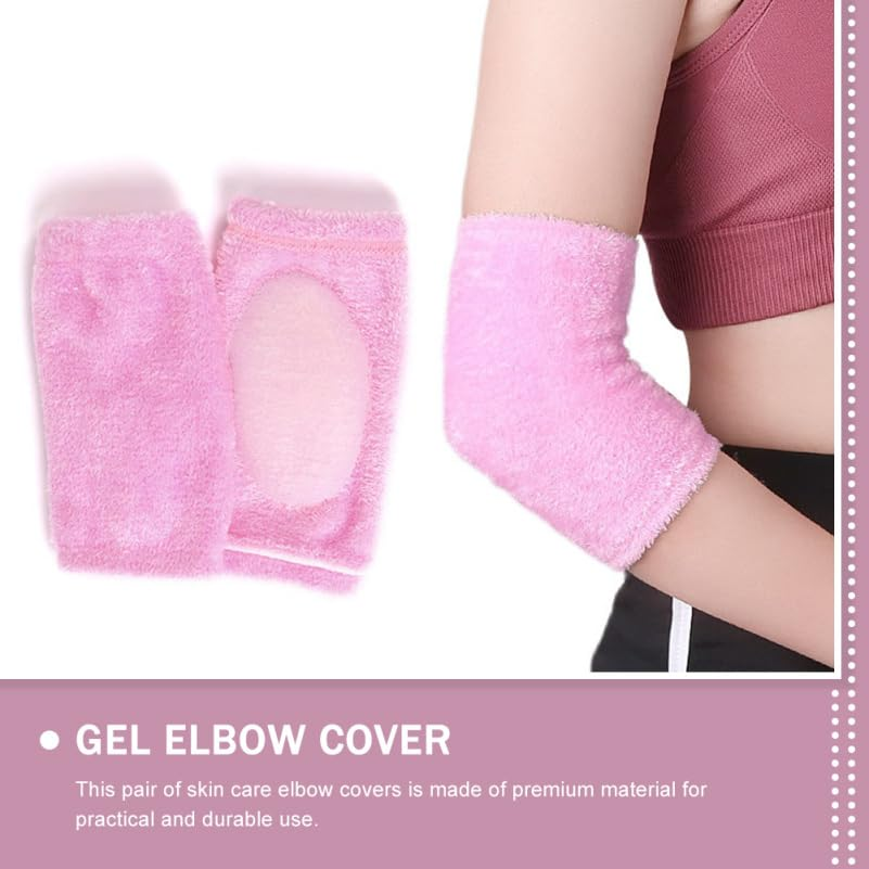 Healvian 2Pairs Skin Care Gel Elbow Cover Moisturizing Elbow Pad for Dry Skin Comfortable Exfoliating image number 2