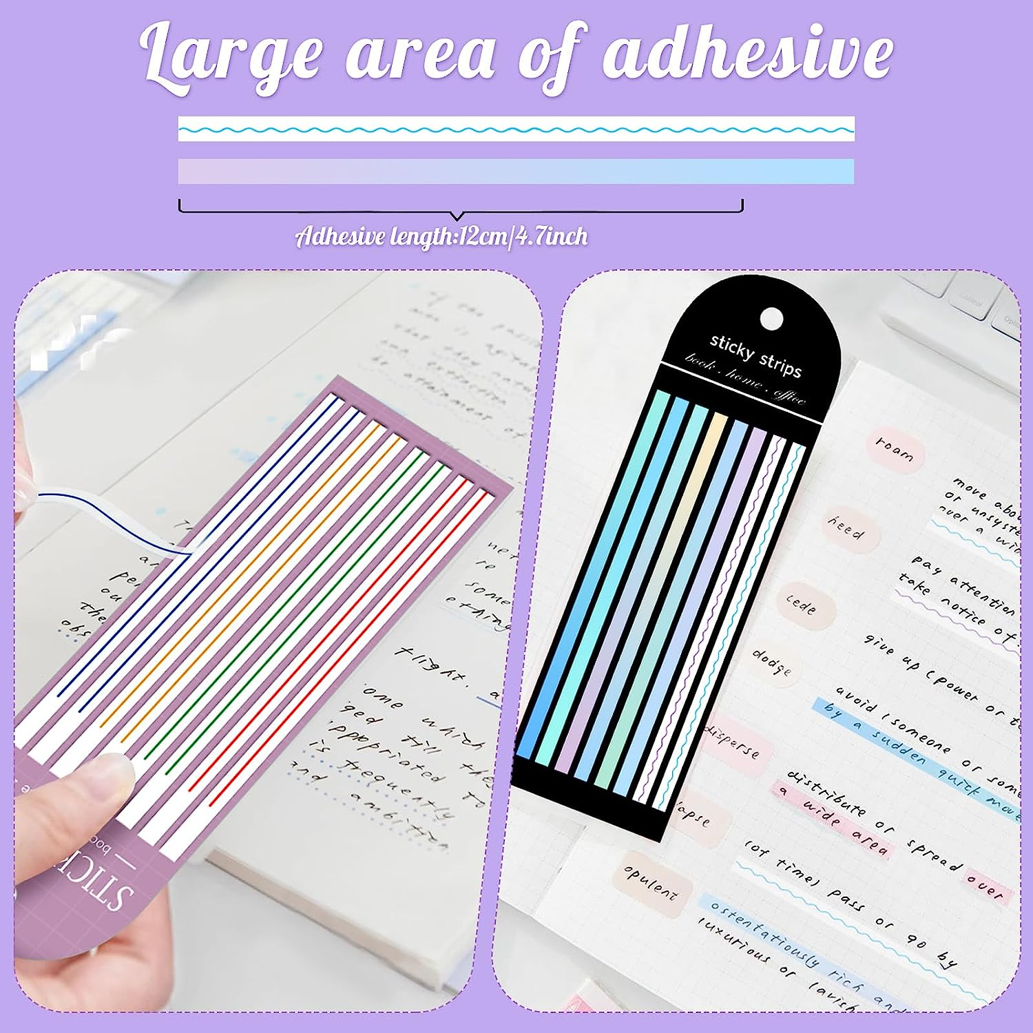 Simpeak 2220Pcs Index Tabs Flags, Morandi Sticky Note Tabs Colored Writable and Repositionable Book Flags Tabs, Mini Memo Flag Tabs, Page Markers Sticky Notes for Annotating Books, Folders, Monitors image number 6