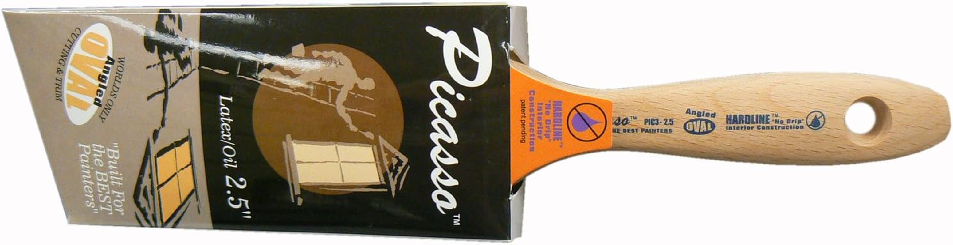 Proform Technologies PIC1-3.0 3-Inch Picasso Oval Angle Sash Paint Brush