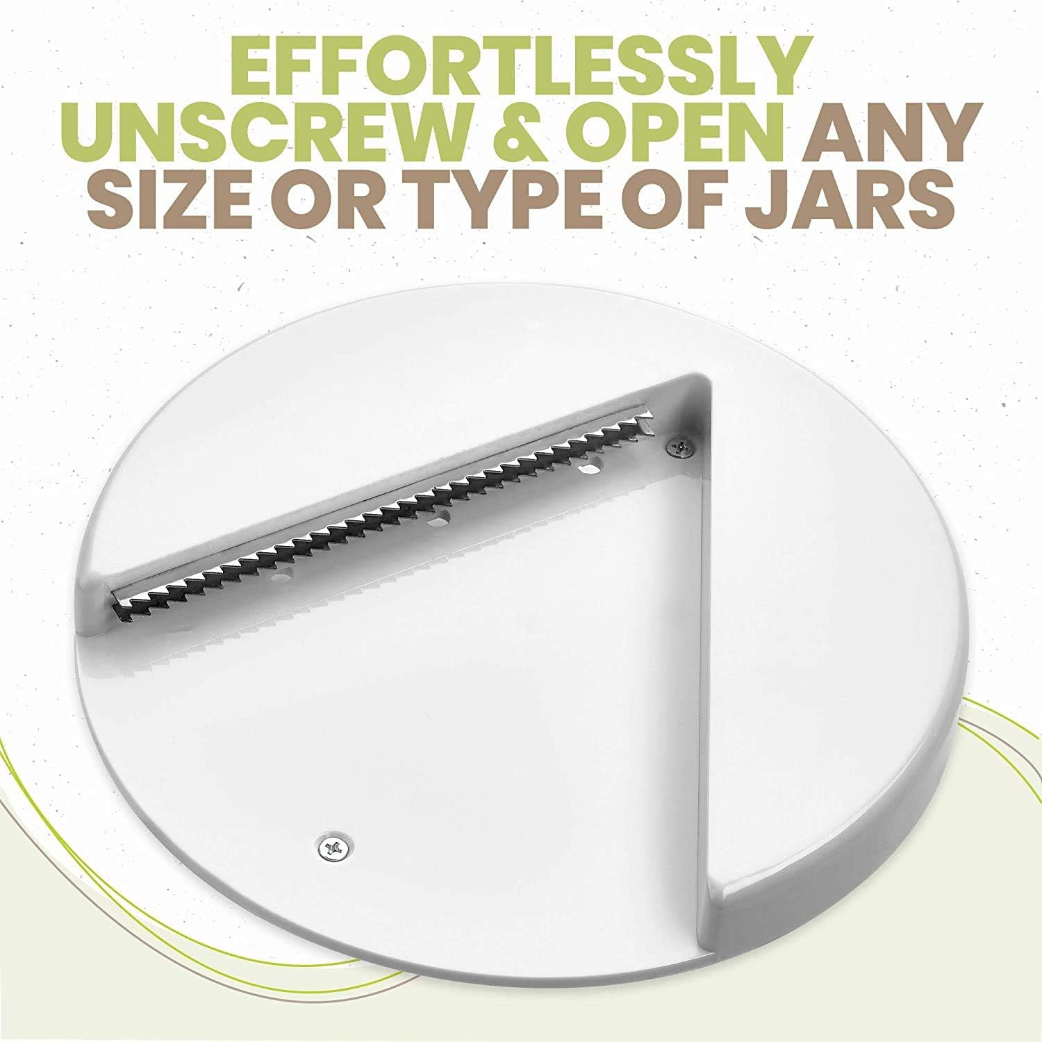 Under Cabinet Jar Opener - Undermount Lid Gripper Tool Easily Grip and Unscrew Multi-Sized Jars, Bottles and Containers - Ideal Kitchen Gadget for Weak Hands and Seniors with Arthritis image number 6