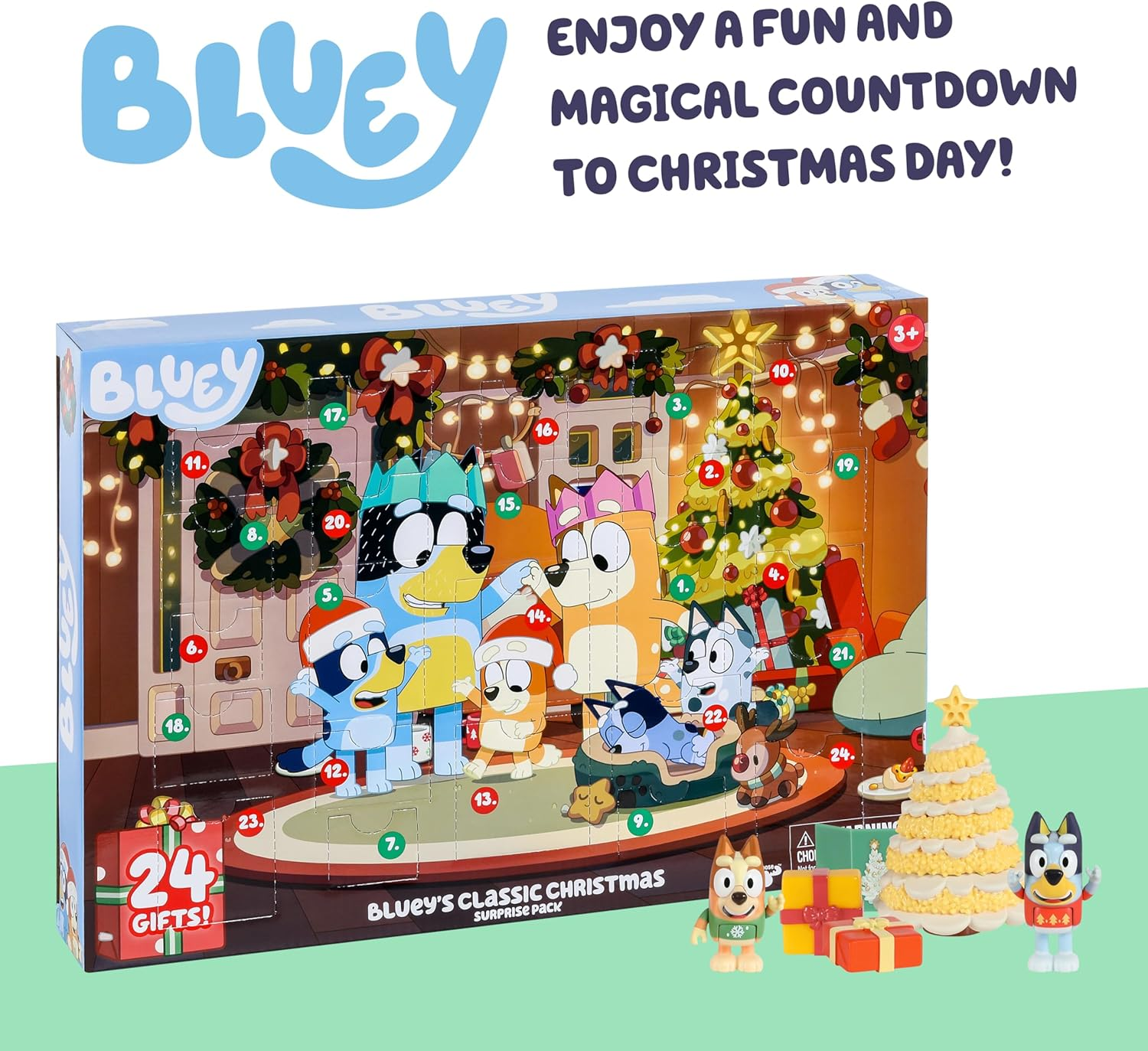 Bluey'S Exclusive Advent Calendar Pack. Open the Packaging to Find a Bluey Surprise Each Day for 24 Days Including Exclusive Figures! | Amazon Exclusive image number 4