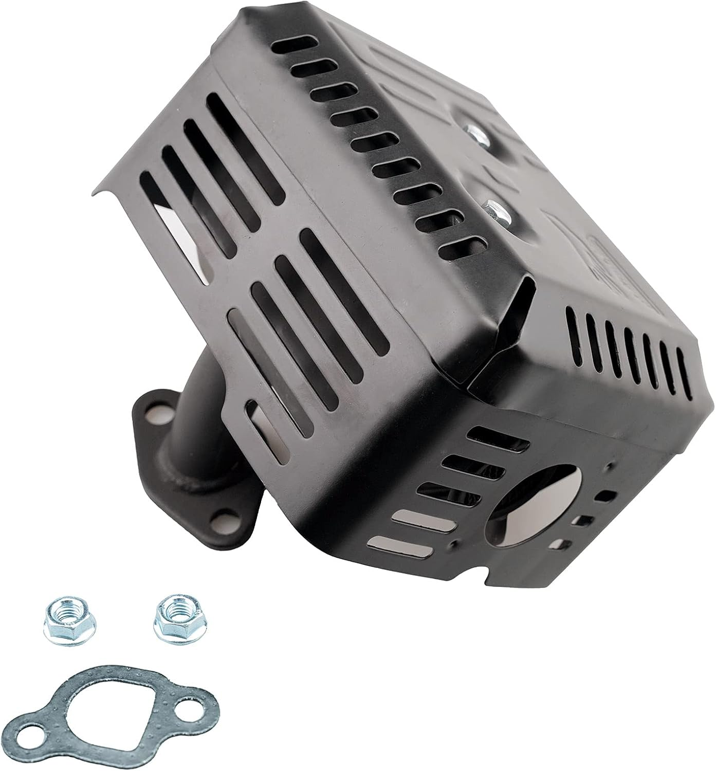 HZ Muffler Kit for Honda GX120 GX160 GX200 Engine Harbor Freight 212 173 Lifan Rato Go Kart Generac Champion 163Cc 196Cc 208Cc Engine