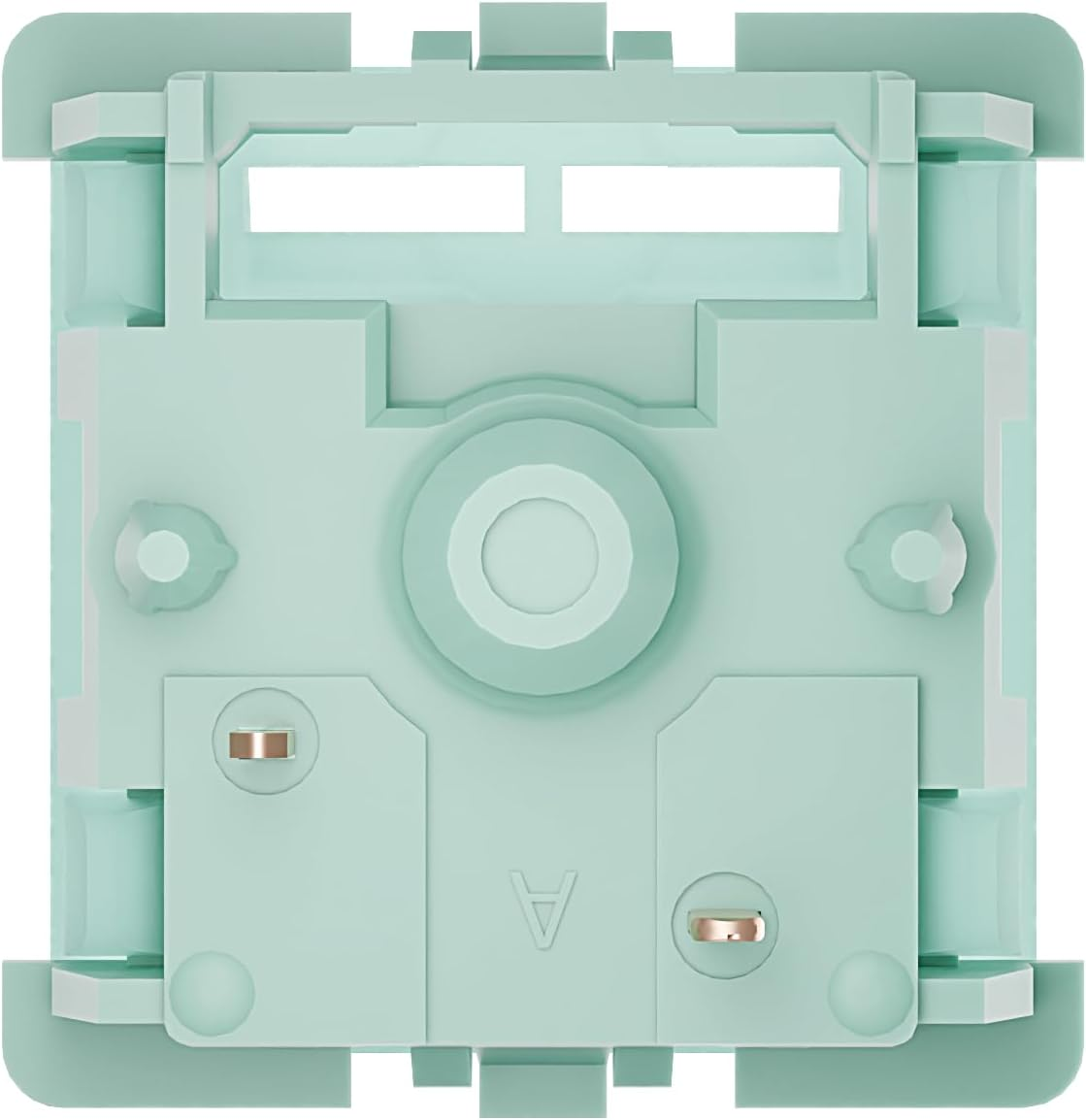 Gateron Mint Switches,22Mm Double Segment Spring 55Gf Pre-Lubed 5 Pin Linear Keyboard Switches Compatible MX Mechanical Gaming Keyboard（72Pcs） image number 3