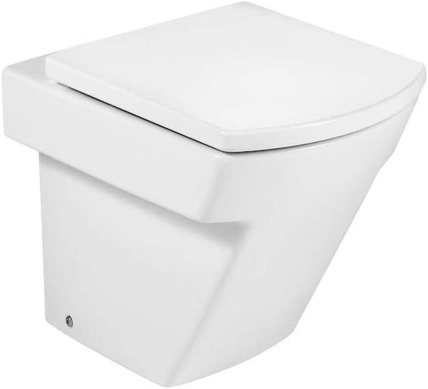 Roca, Hall, Lid and Seat for Compact Toilet with Cushioned Fall, A801622004 image number 4