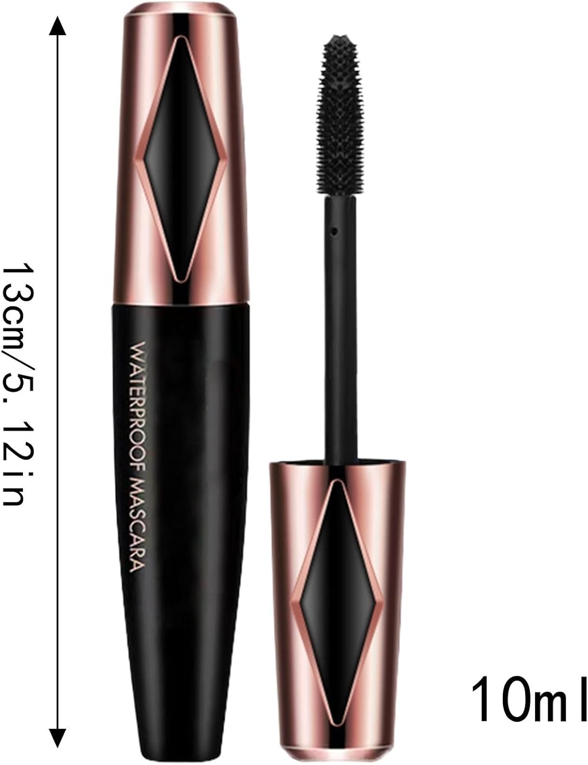 Lash Mascara,Lightweight Mascara Black Tubing Lash Makeup - Lash Washable Mascara Makeup, Smudge-Proof Black Mascara for Dorm, Apartment, Hotel