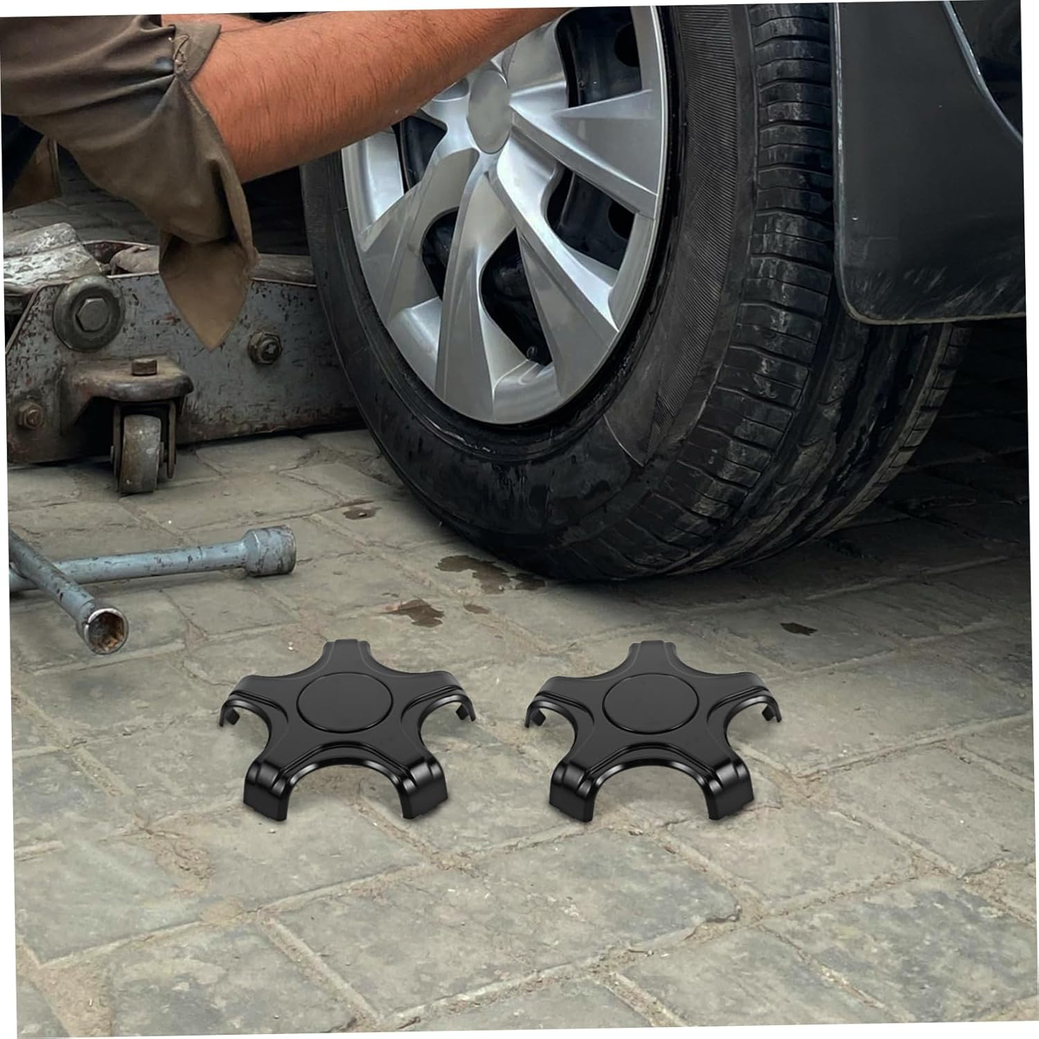 SEWOART 4Pcs Wheel Center Caps for Rims Auto Rim Tire Hubcaps Car Wheel Center Covers Hubcap Covers