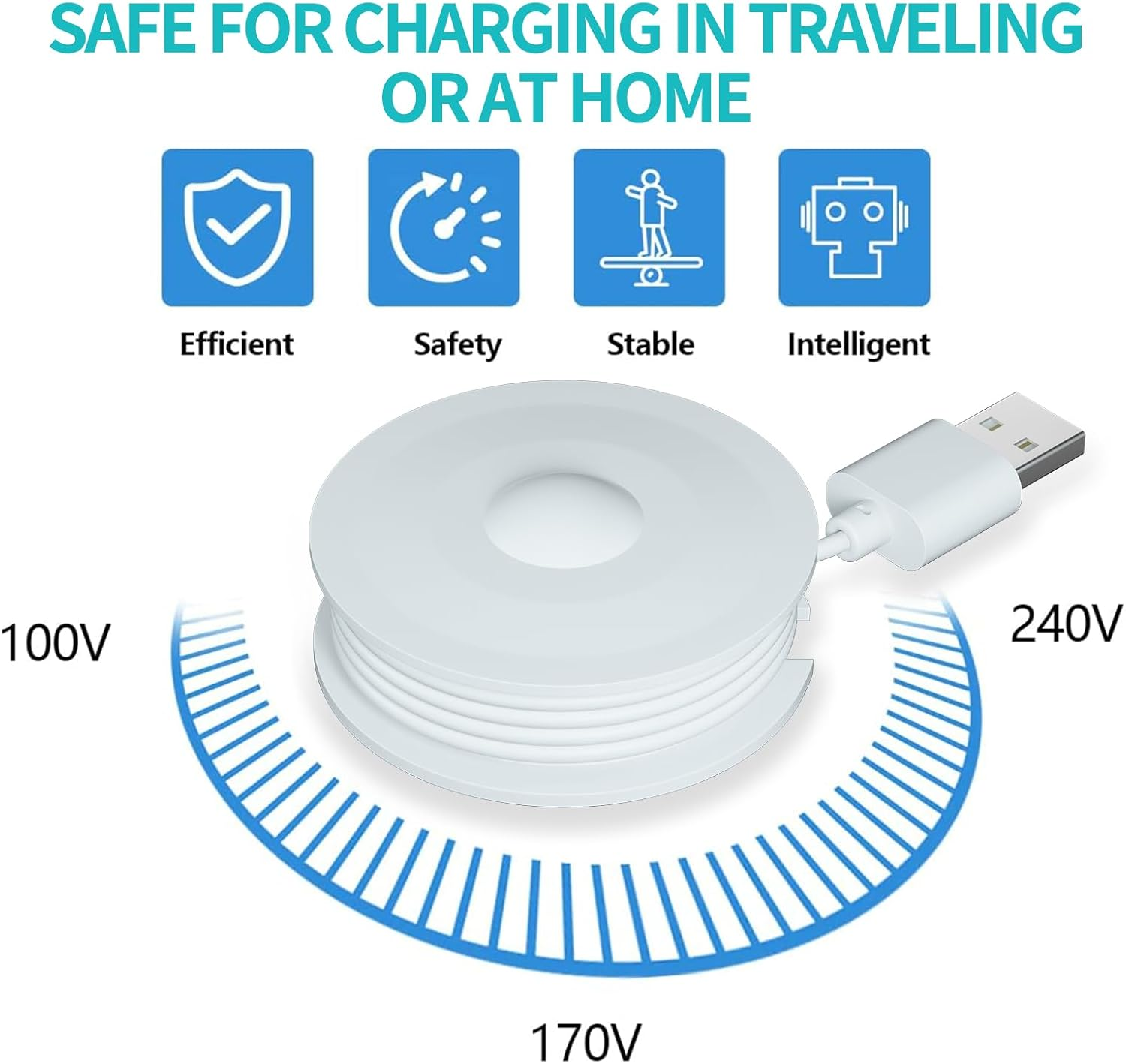 Charger Base for Oral-B Io 7 8 9 10 Series Electric Toothbrush,Magnetic Charging Base for Oral-B Io Series 7/8/9/10 (White) image number 4