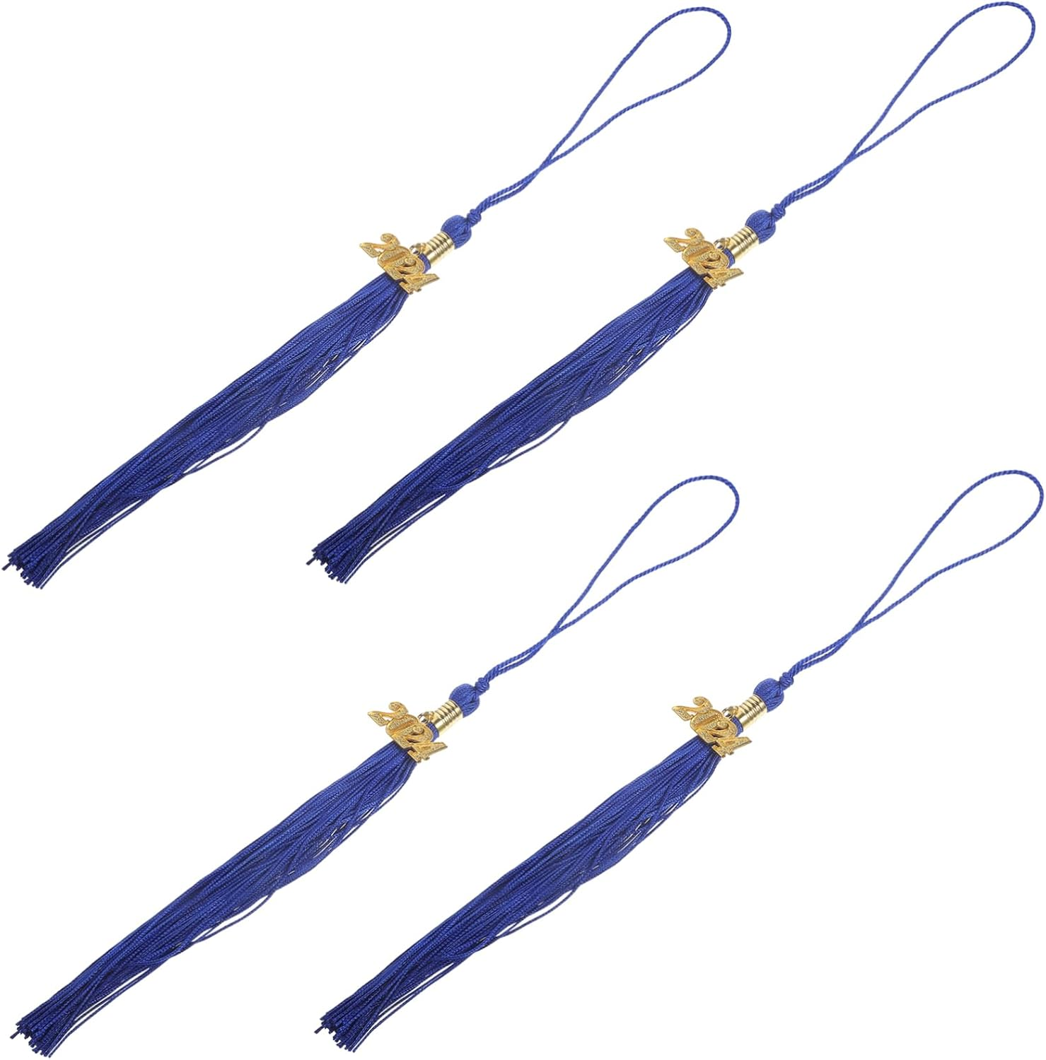 Graduation Hat Tassels Set 08 Green Graduation Hat Accessories for Ceremony 4Pcs