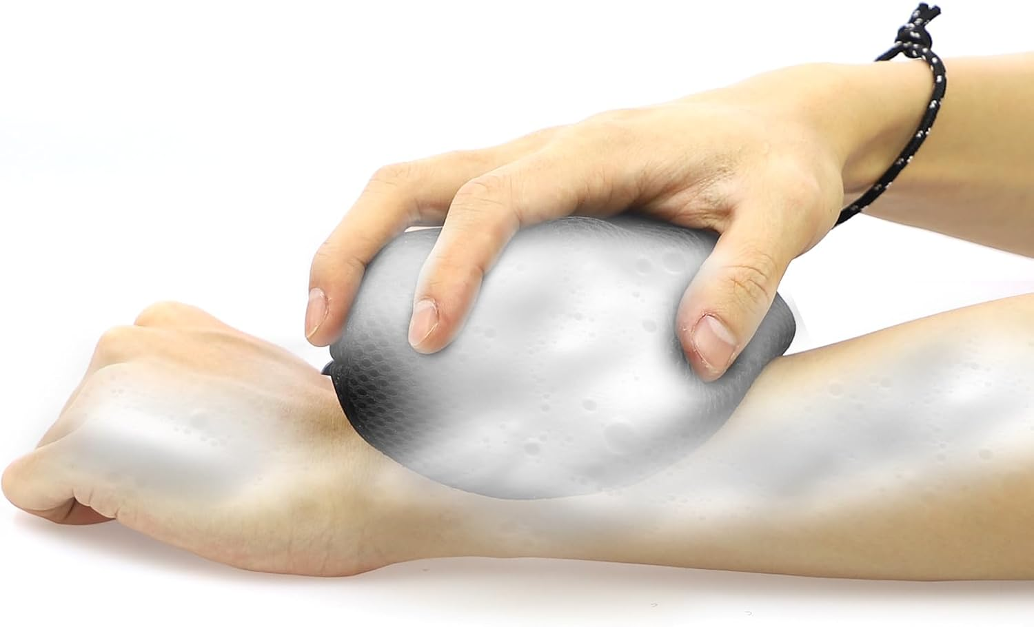 3 Pack Exfoliating Soap Saver Bag for Small and Remained Soap, Deep Clean Large Bar Soap Pouch Four-Sided Soap Scrubber Pouch, Non-Slip Mesh Foaming Soap Saver Pouch for Hand Body Wash image number 1