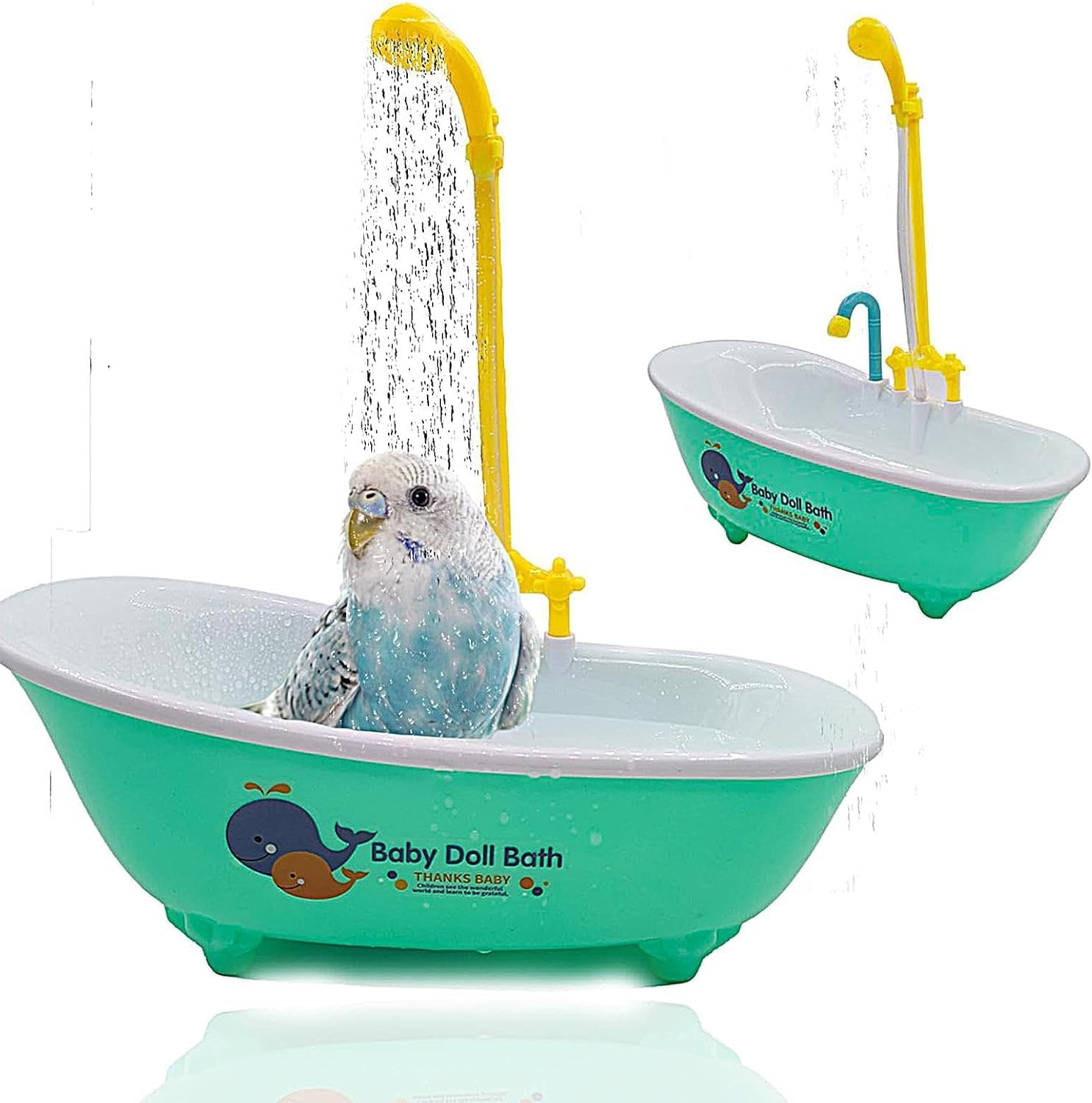 Parrot Automatic Shower Bathtub,Bird Bath Tub Bird Shower Bath with Faucet,Automatic Parrot Bathtub Bird Shower Bathtub,Automatic Parrot Bathtub Bird Shower Bathtub,Automatic Bird Bathtub Pet Bath Tub