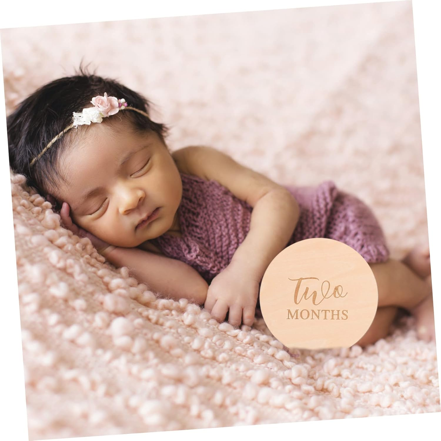 14Pcs Milestone Wood Discs Photo Props round Cards for Newborn Growth Tracking Birthday and Shower Decoration Practical Keepsake for Boys