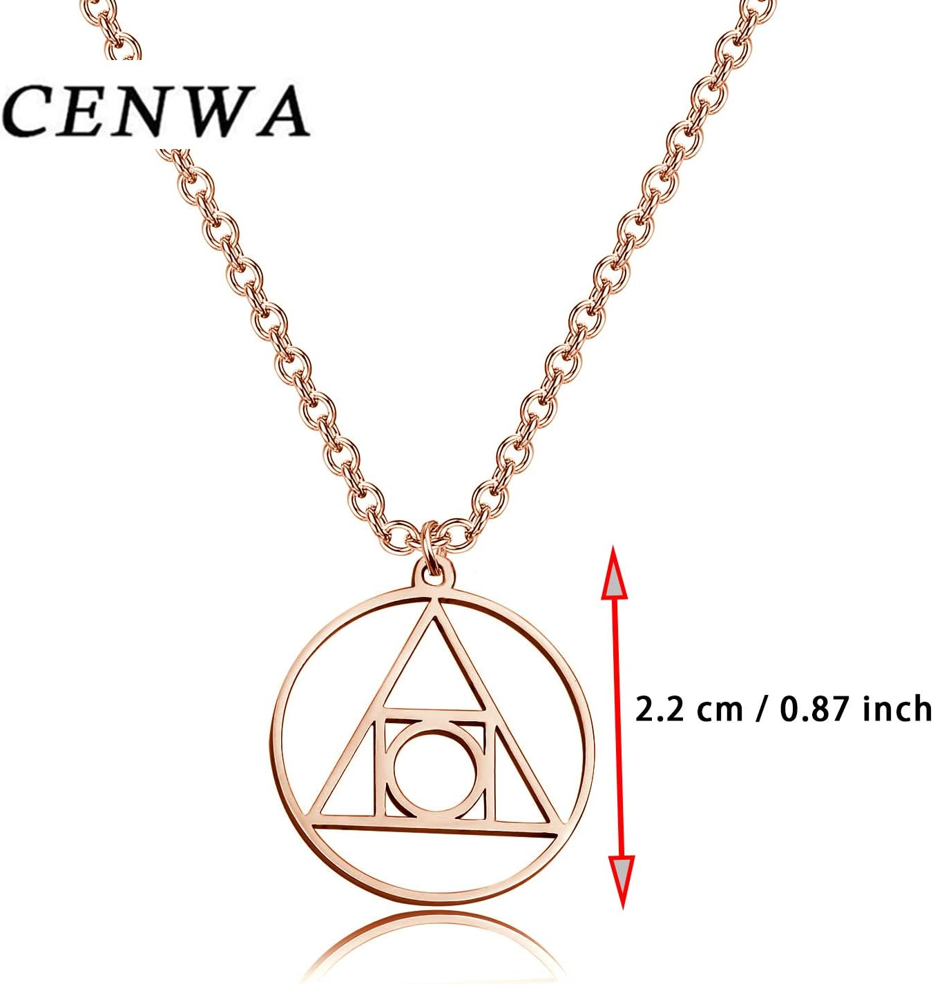 CENWA Seal of Light Symbol Jewelry Symbol Pendant Necklace image number 2