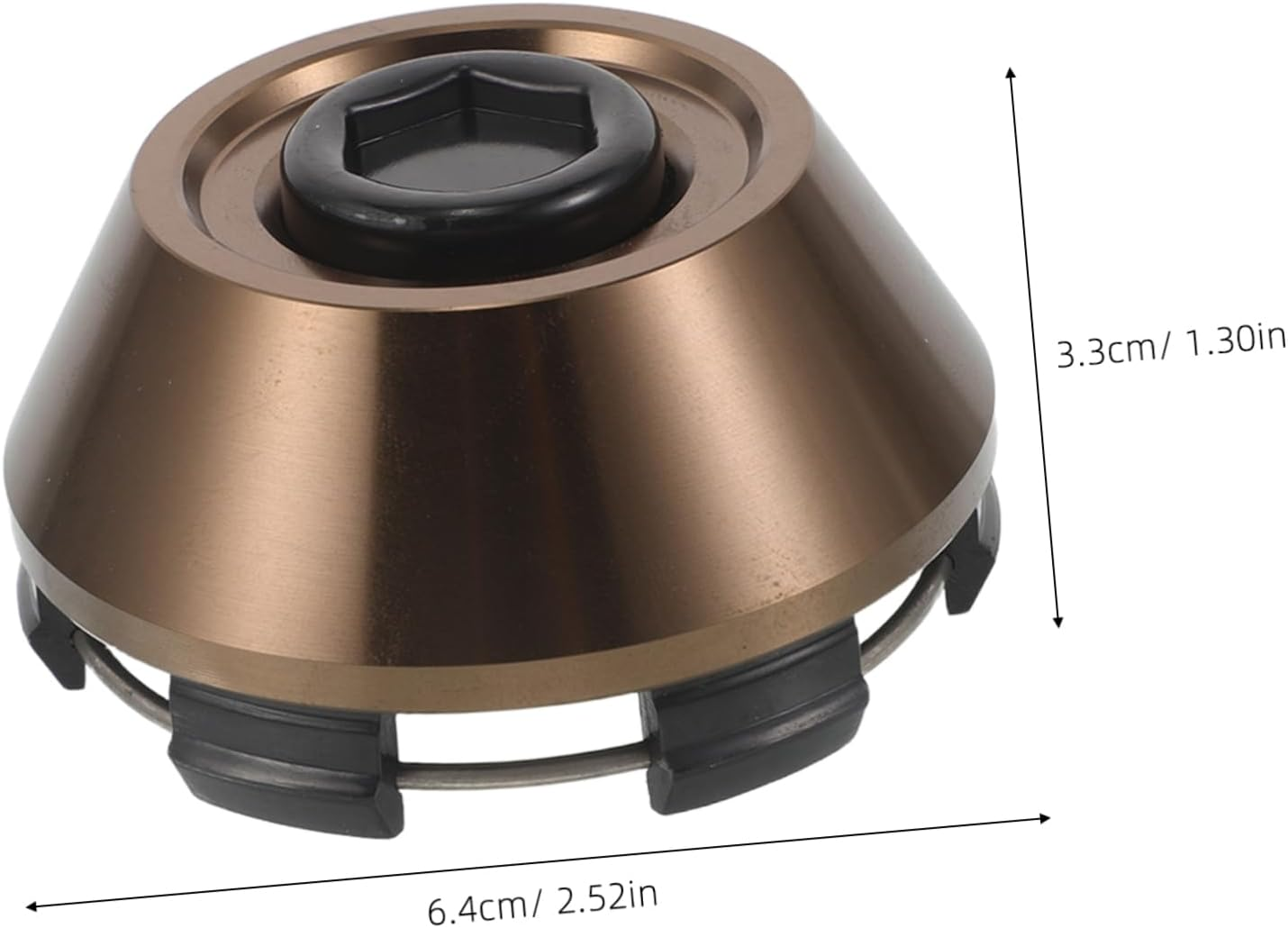 COMPUKAS Aluminum Alloy Wheel Center Caps Lightweight Durable Car Rim Hub Covers for Vehicle Hubcaps Automotive Accessories image number 4