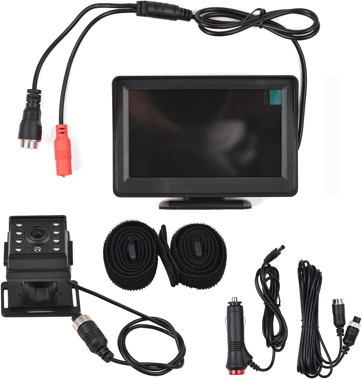 Nurdo Baby Car Monitor 1080P Camera for Rear Facing Seat - 4.3 Inch Mirror Display, 150&deg; Wide View, Easy Installation image number 3