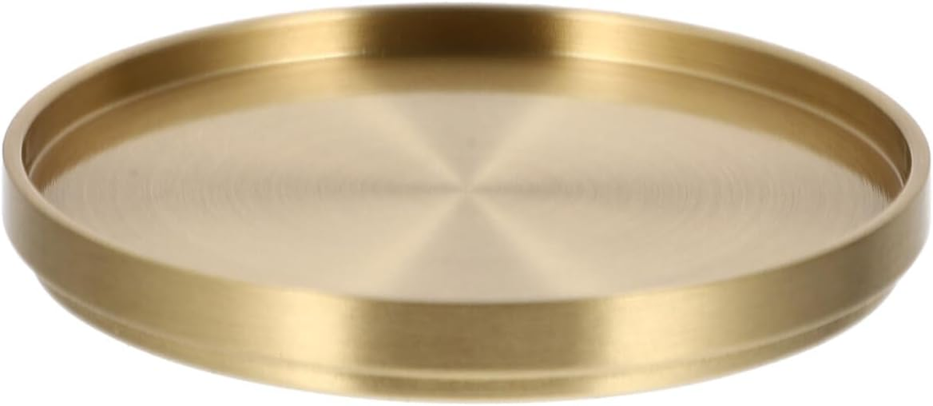 Kichvoe Brass Coasters for Drinks Bronze Gold Coasters Small Brass Copper Tea Cup Placemat Decor Accents for Table Home Kitchen Coffee Tables Centerpieces-1Pc image number 6