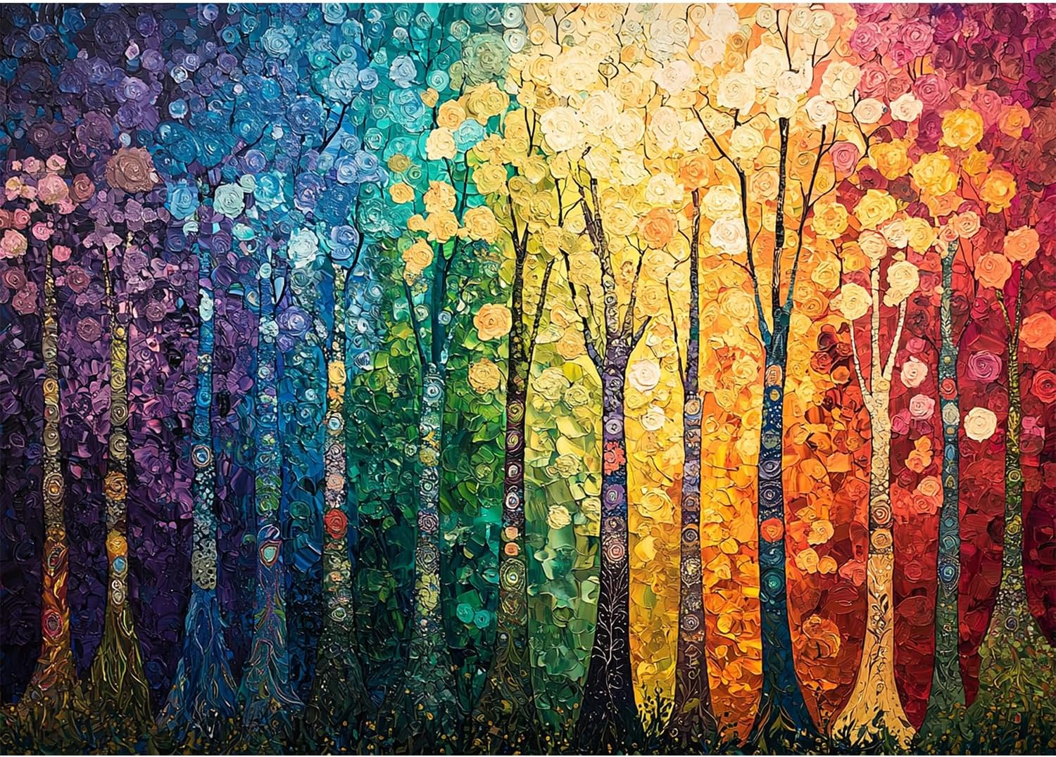 Jigsaw Puzzles for Adults 1000 Pieces Impossible Hard Difficult Challenging Puzzles for Adults 1000Pc Puzzle Fantasy Forest Jigsaw Puzzle 1000 Pieces 28 X 20 Inch image number 3