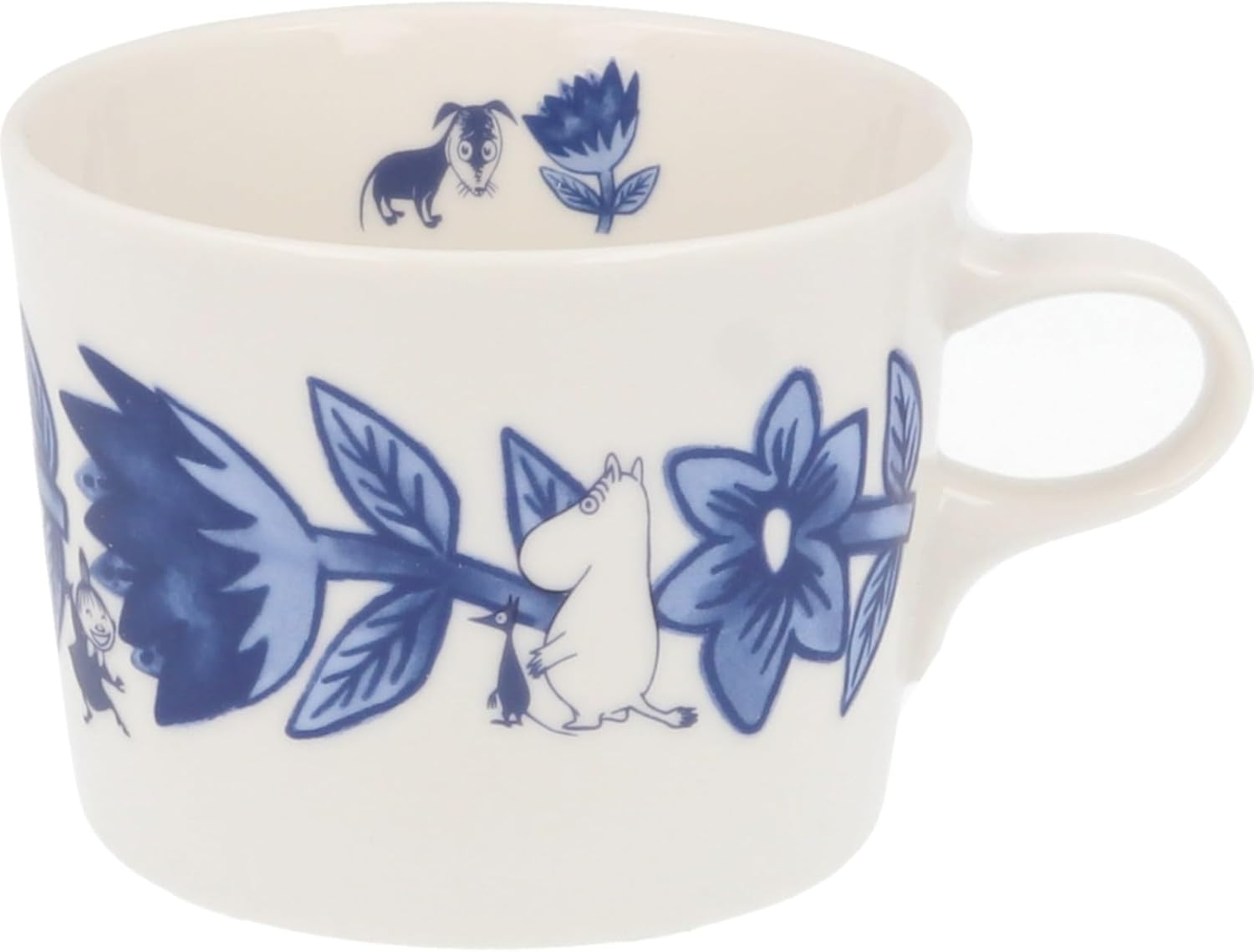 Yamakasyoten MM7001/2-13 Moomin Blue Flora Pair Mug Cup Approx. 9.2 Fl Oz (260 Ml) Pair Tableware Set, Scandinavian Miscellaneous Goods, Moomin Goods, Mother'S Day Gift, Made in Japan image number 6