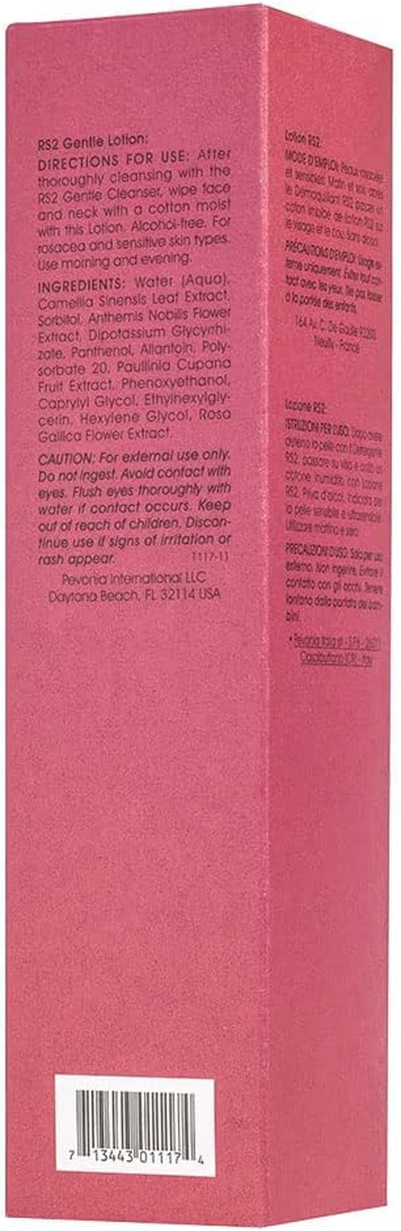 Pevonia RS2 Gentle Lotion, 4 Fluid Ounce