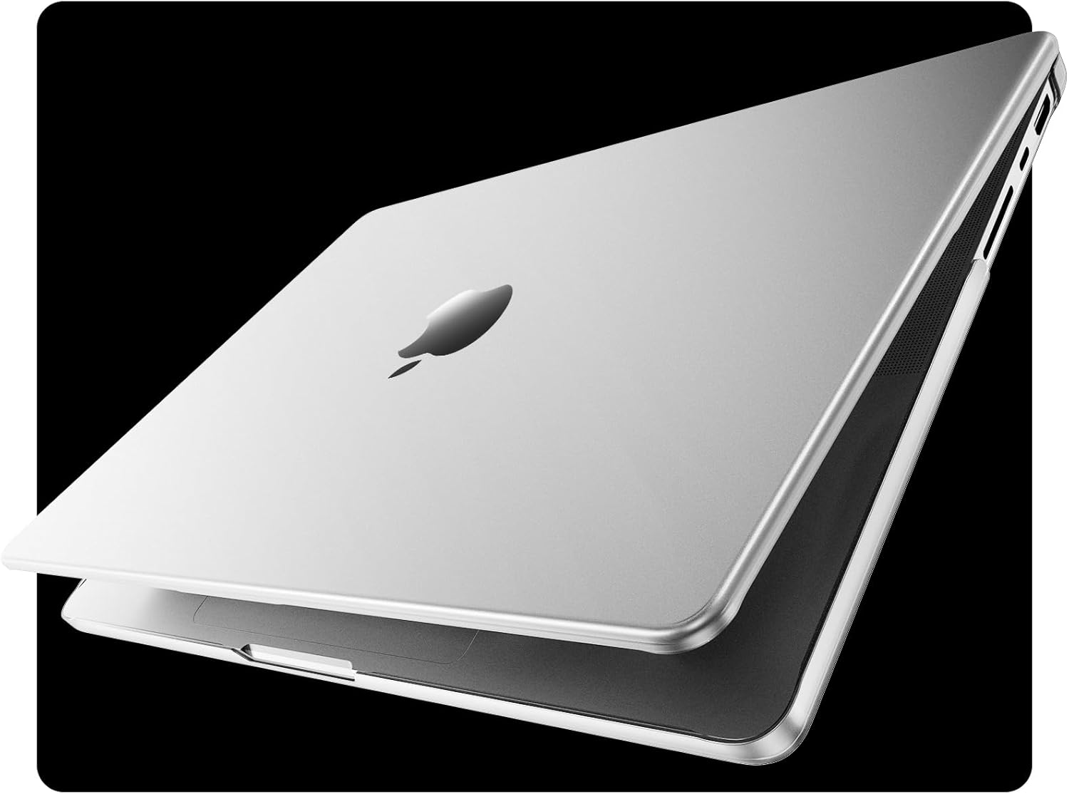 Eoocoo Compatible with Macbook Air 15 Inch Case 2025 2024 2023 Release M3 A3114 M2 A2941 with 15.3 Retina Display, Plastic Hard Shell Case &Keyboard Skin&Camera Cover&Type C Adapter, Crystal Clear image number 1