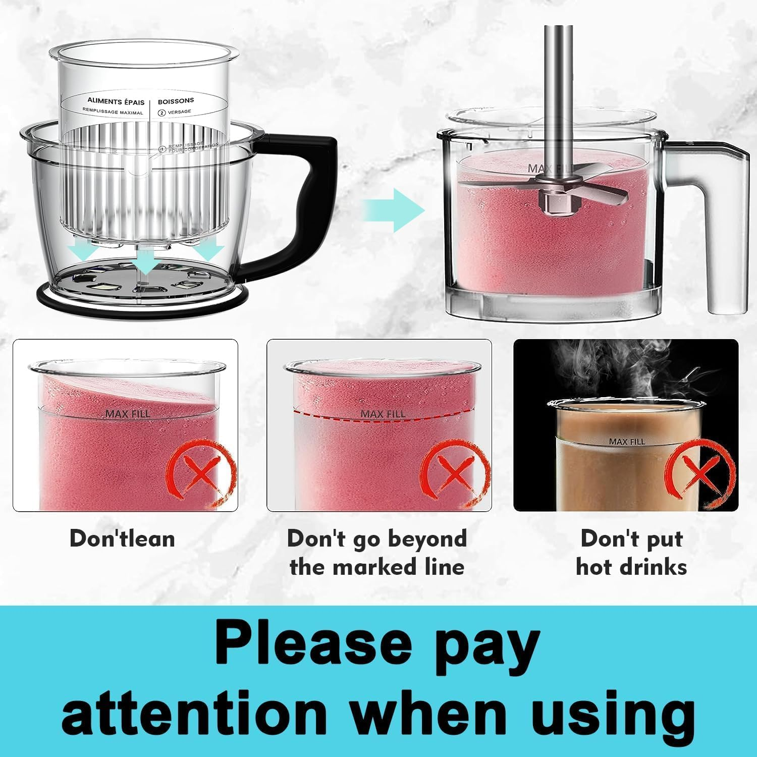 Ninja Creami Deluxe 11-In-1 XL Family Size Pints and Lids - 4 Pack, 24 Oz - Compatible with NC501, NC500 Series - Dishwasher Safe,Leak Proof image number 6