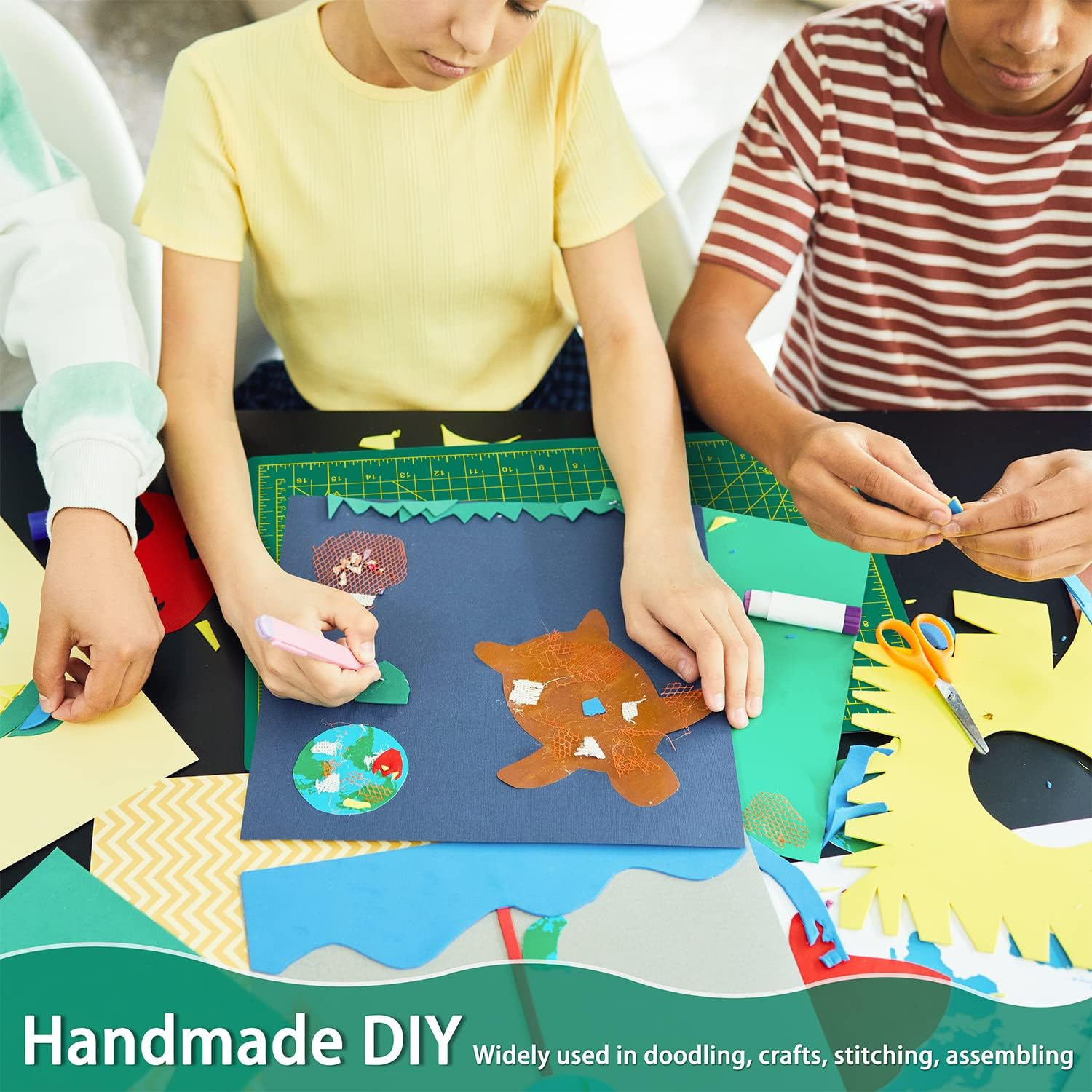 WORKLION Large Self Healing PVC Cutting Mat, Double Sided, Gridded Rotary Cutting Board for Craft, Fabric, Quilting, Sewing, Scrapbooking - Art Project (18&lsquo;&rsquo;L X 12&lsquo;&rsquo;W) image number 5