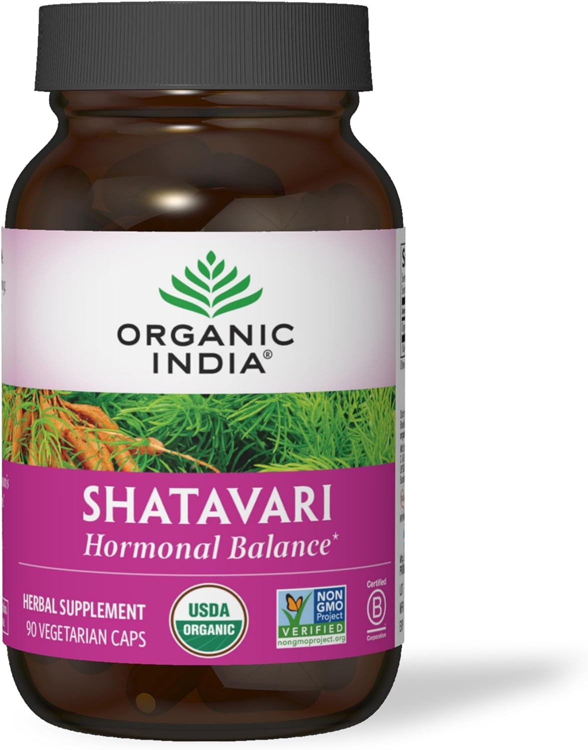 Organic India Shatavari, 90 V-Caps image number 3