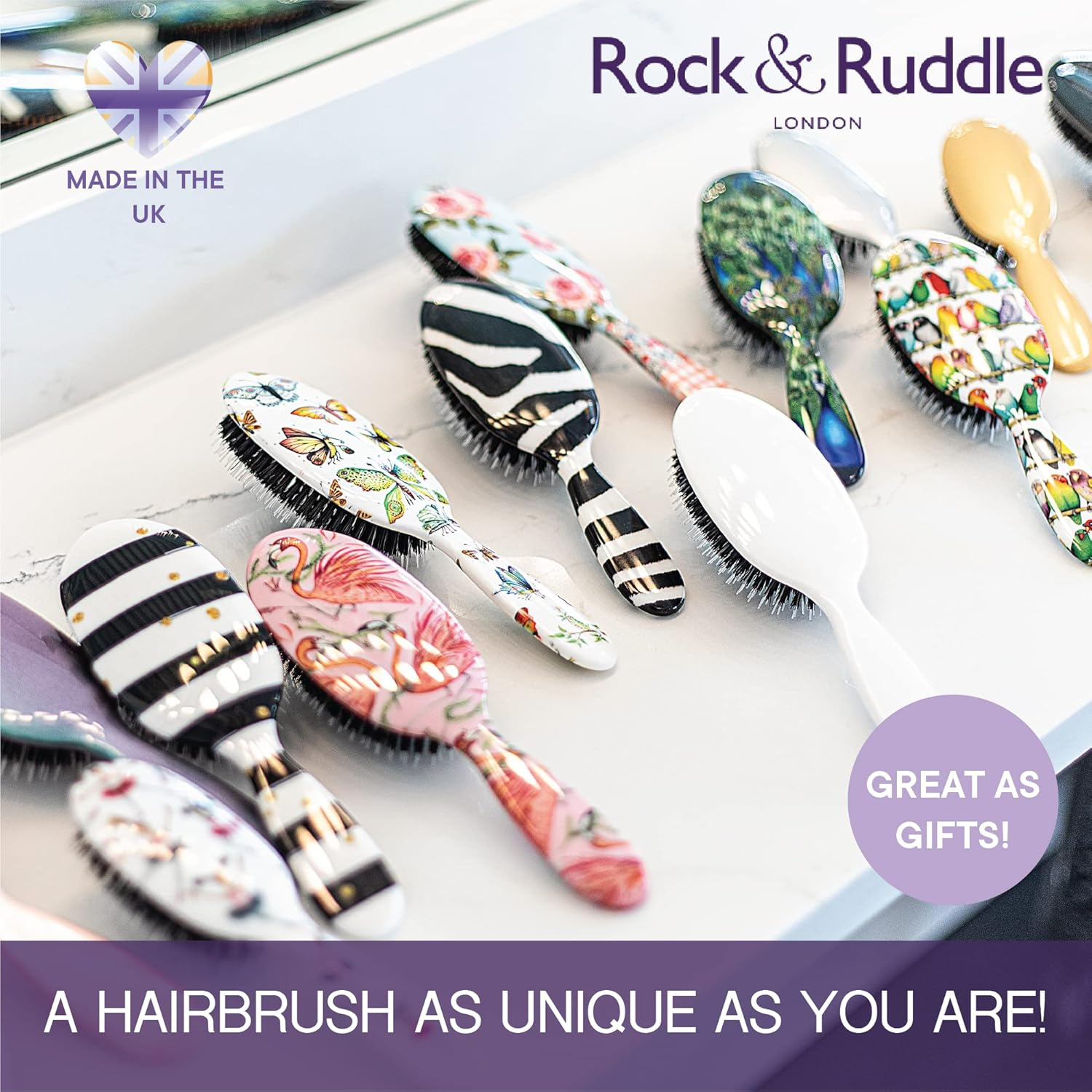 Rock & Rudle Hair Brush S Ladybirds