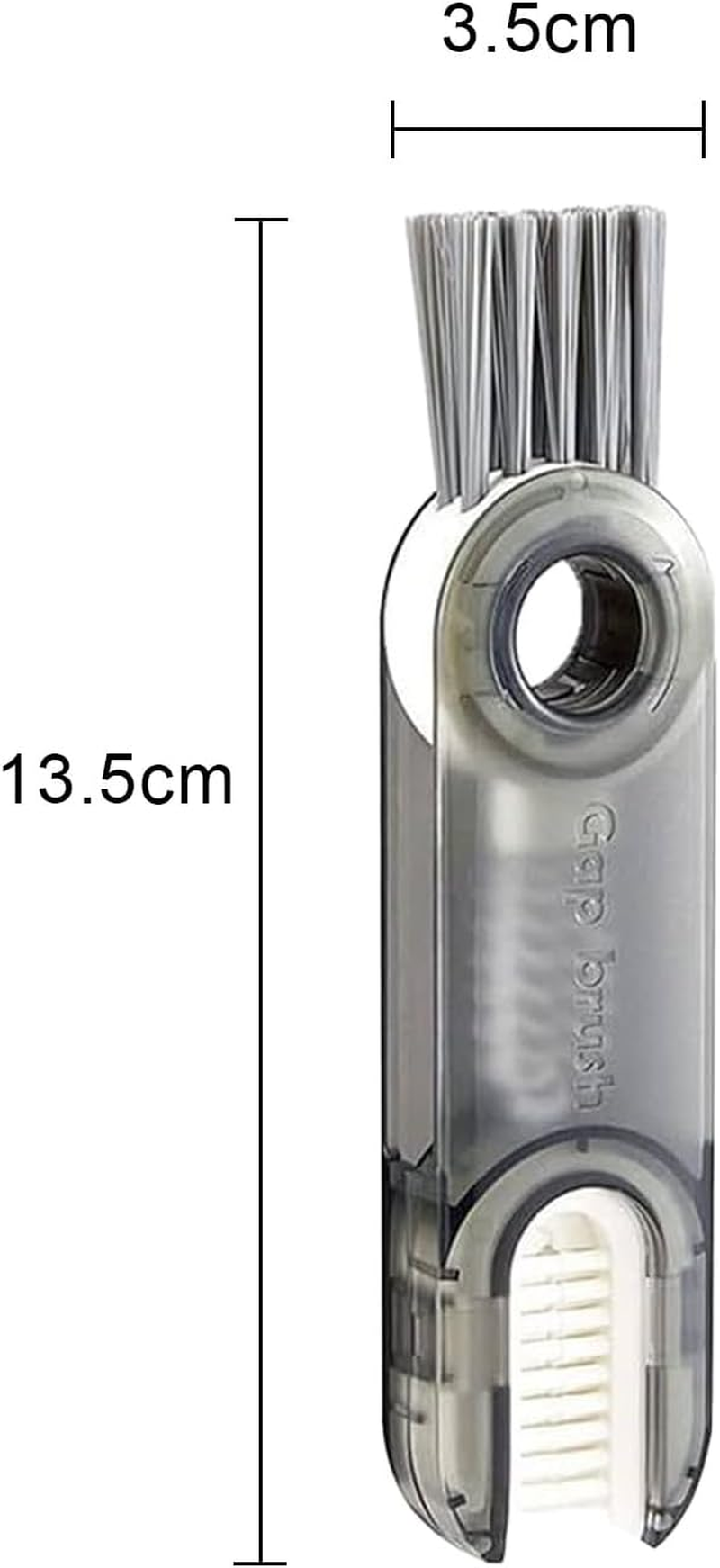 3Pcs 3 in 1 Multifunctional Cup Cleaning Brush, 3 in 1 Tiny Bottle Cup Lid Detail Brush Straw Cleaner Tools, Home Kitchen Cleaning Tools for Deep Detail Cleaning and Stain Removal