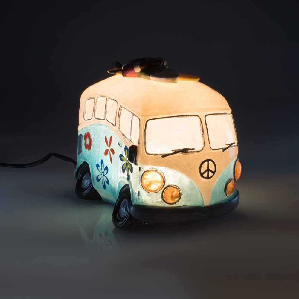 MDI Australia Blue Cartoon Hippie Combi Van LED Table Lamp image number 2