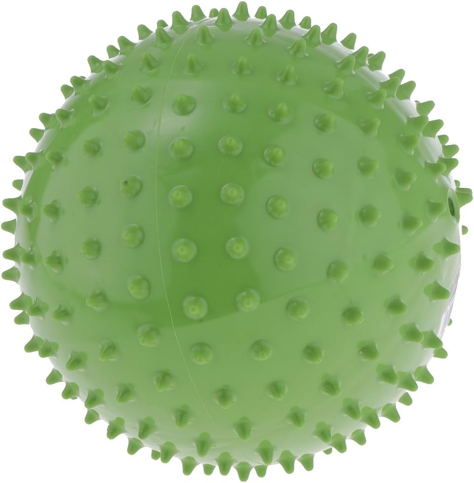 9 Inch Kids Knobby Bouncing Balls Spiky Sensory Ball for Yoga image number 2