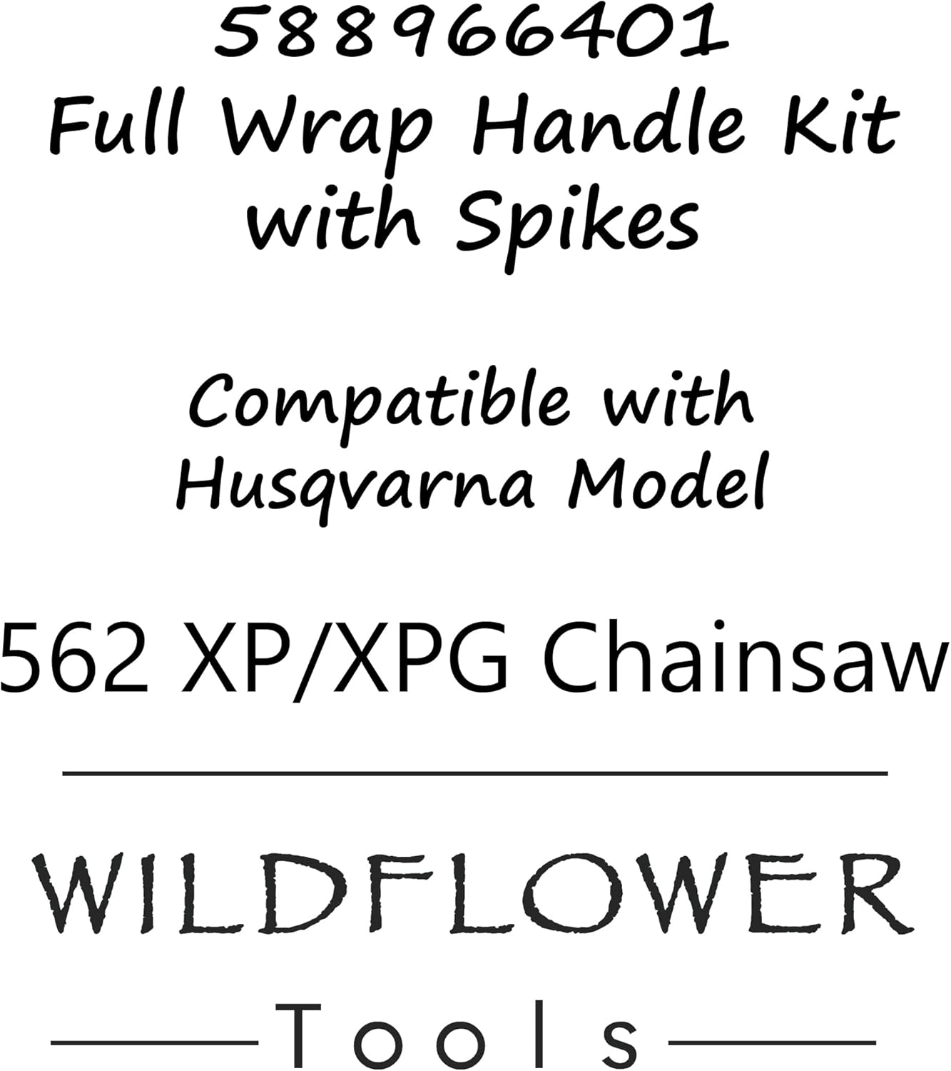 588966401 Full Wrap Handle Kit with Spikes for 562 XP/XPG image number 2