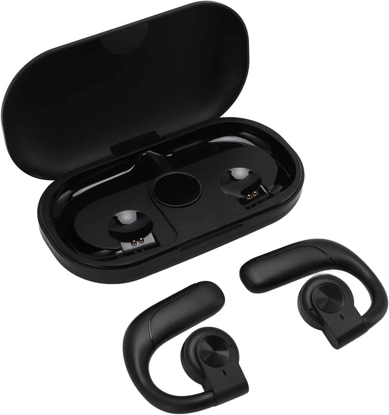 Cuifati Wireless Bone Conduction Headphones 5.3 IPX7 Waterproof Subwoofer Earbuds with Charging Case for Sports image number 6