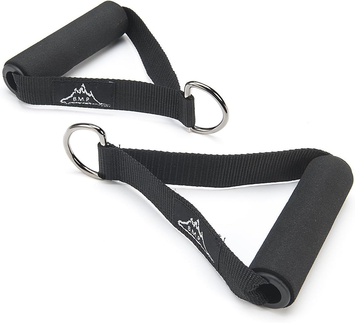 Black Mountain Products Exercise Resistance Band Handles, Black image number 1