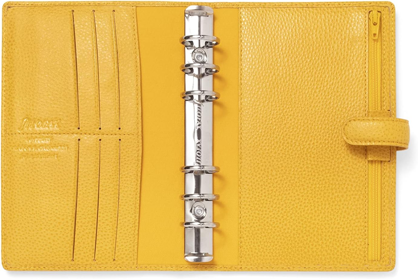 Filofax Finsbury Personal Leather Organiser - Mustard image number 6