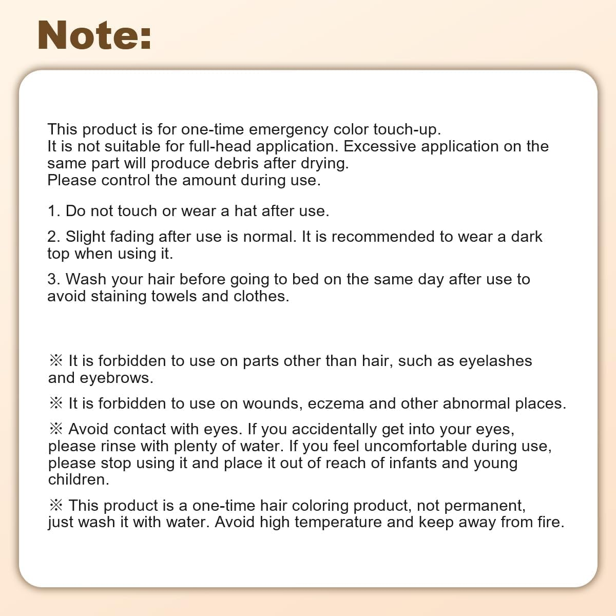 2-In-1 Hair Dye Comb for Quick Root Touch up &ndash; Temporary Hair Color Stick for Gray Coverage, Waterproof & Sweatproof Root Concealer for Women, Gentle Ammonia-Free Formula for Sensitive Scalp image number 2