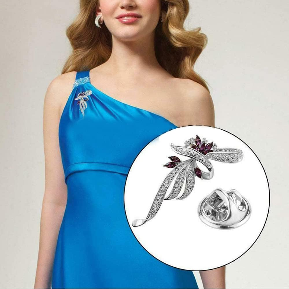 50 Butterfly Clutch Tie Tacks Pin Backs Replacement with Blank Pins AU (Gold)