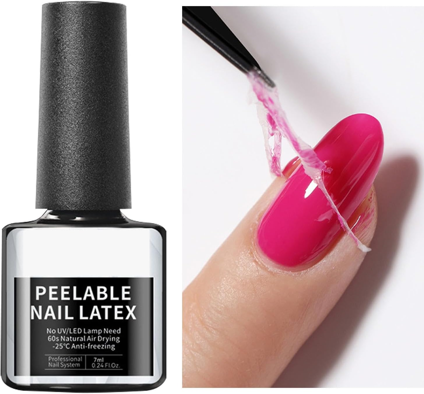 Nail Polish Barrier - Liquid Tape Cuticle Protector | Nail Polish Barrier | Latex Tape Peel off for Nails | Nail Polish Guard for Salon Home | Peel off Cuticle Guard, Cuticle Protector image number 4