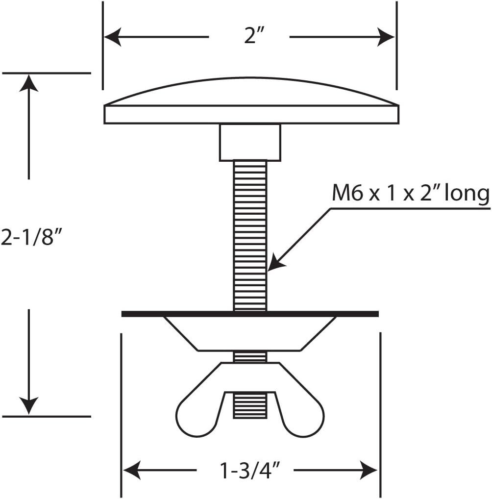 Westbrass 2" Kitchen Sink Hole Cover, Powder Coat White, D202-50 image number 2