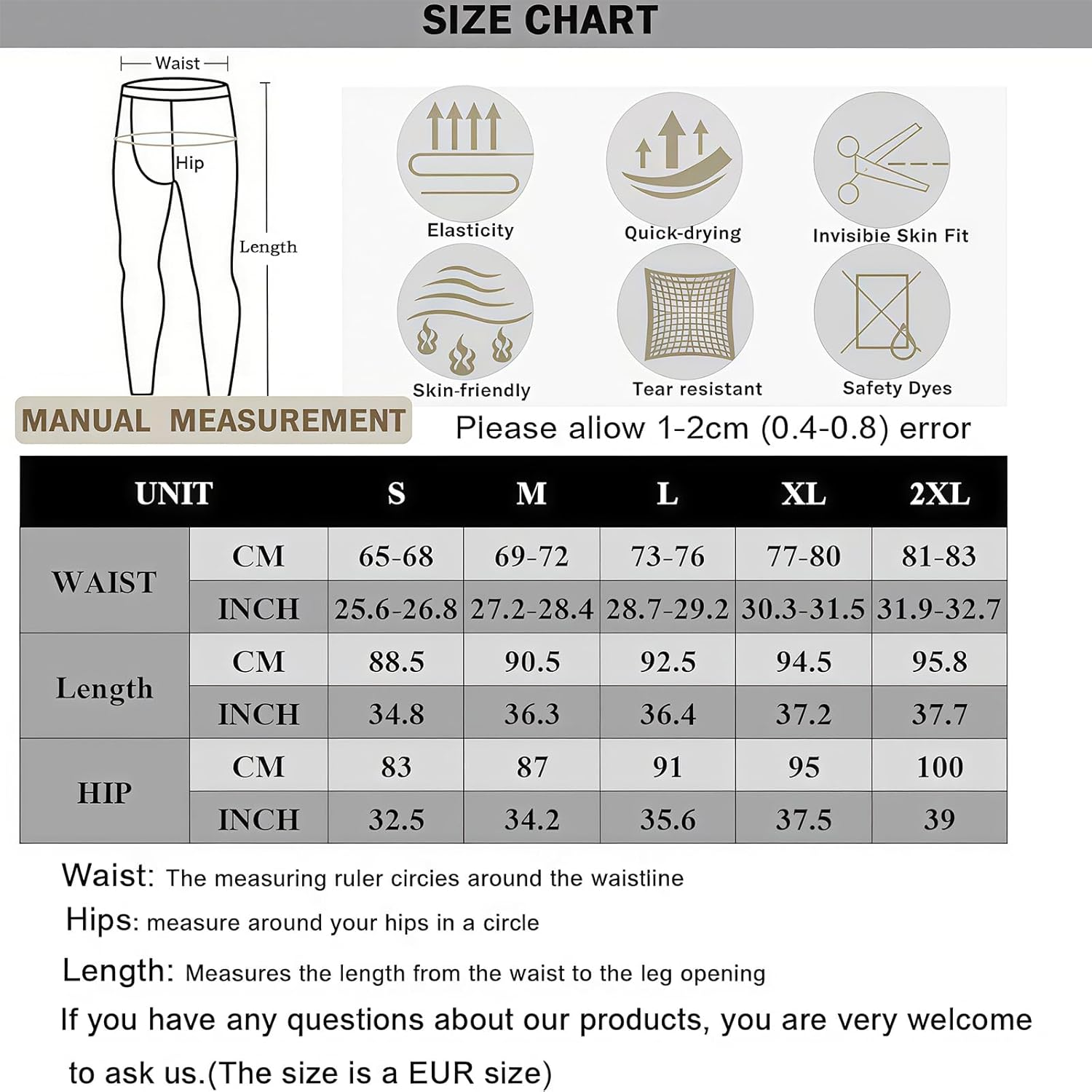 Men&rsquo;S Compression Pants Athletic Compression Leggings Sports Tights Fit Running Base Layer Workout Basketball Gym image number 2