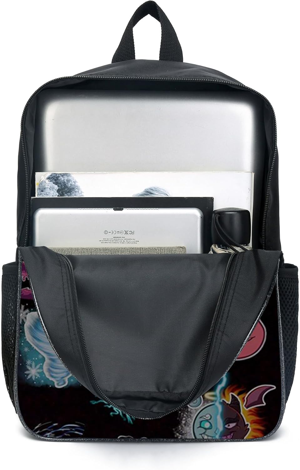 3Pcs Anime Game Backpack Set with Stickers,16In 3D Printed Cartoon School Bags for Elementary and Middle School Students and Game Fans Teens Birthday Gift. - B image number 6