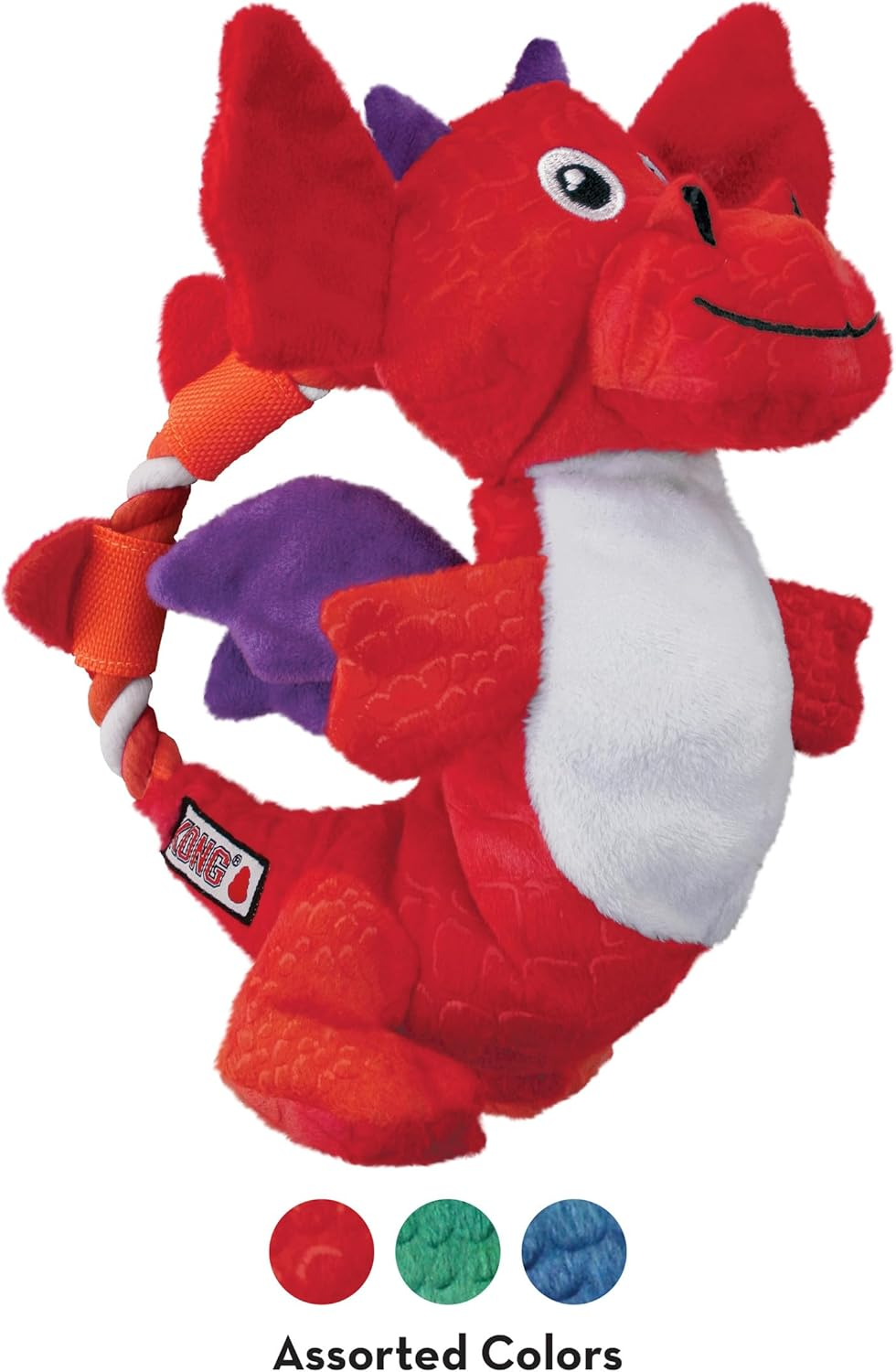 KONG Dragon Knots, Dog Toy, Medium/Large, Colors Vary image number 2