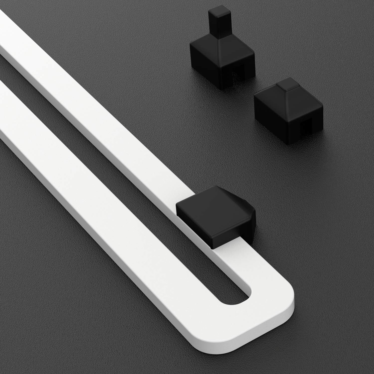 Uphere White Graphics Card GPU Brace Support /Holster Bracket, Anodized Aerospace Aluminum, Single or Dual Slot Cards-(Gl04) image number 1