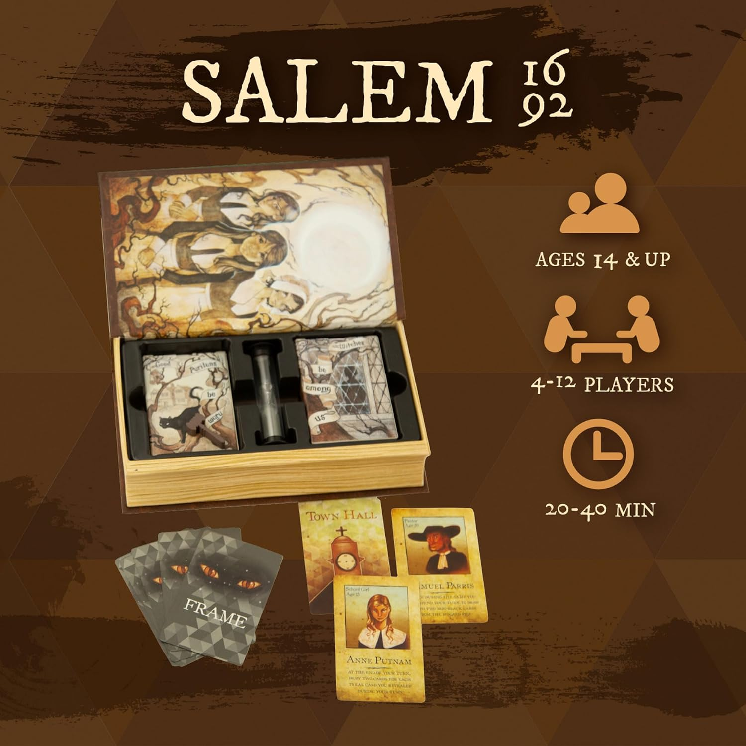 Facade Games Salem 1692 Cards and Board Game image number 4