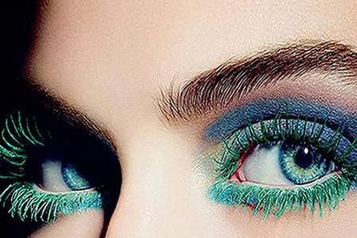 Maydear Dark Green Waterproof Mascara for Eyelashes - Long Lasting Smudgeproof Color for Women'S Eye Makeup, Party and Stage Use - Blue image number 4