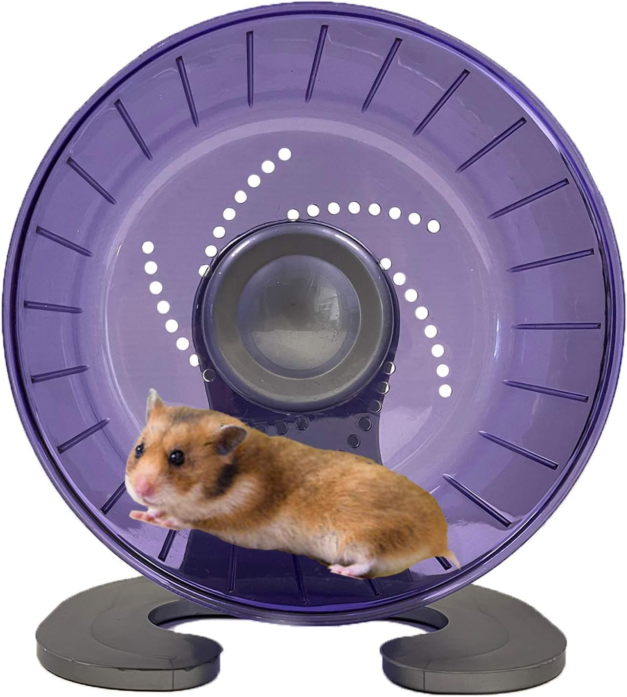 Petest Hamster Exercise Wheel, Silent Spinner Hamster Running Wheels, Diameter 6.7 Inch, Blue