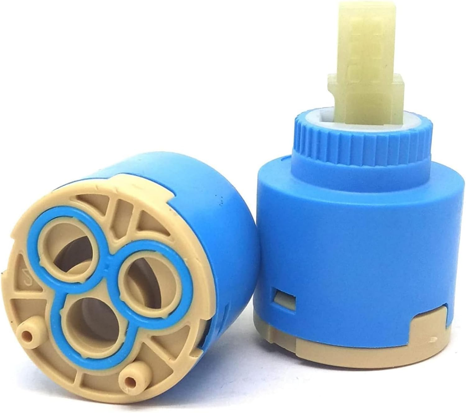 Ceramic Cartridge 35 Mm (Pack of 2) - Replacement Part for Single Lever Kitchen Tap, Washbasin Tap, Shower Mixer Tap image number 5